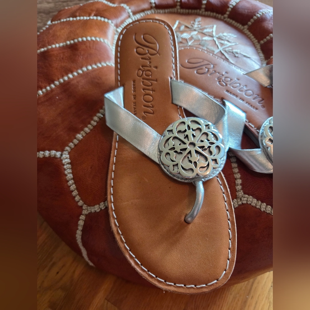 Brighton Alice Silver Sandals